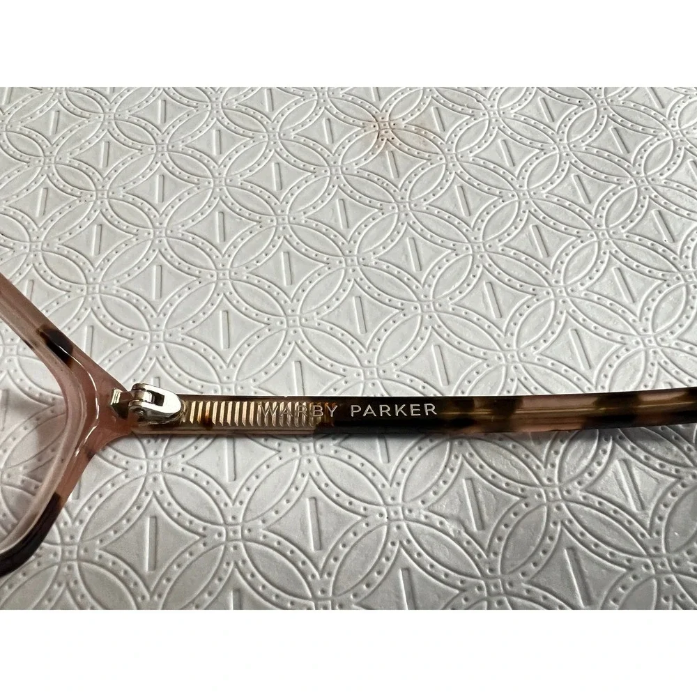 Warby Parker Annette 285 Eyeglasses Brown Tortoise Rectangular Frames 52-17-140